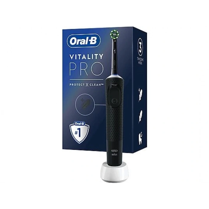 ORAL B D103 Vitality Pro Cross Action Şarjlı Diş Fırçası Siyah