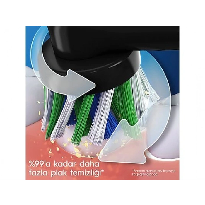 ORAL B D103 Vitality Pro Cross Action Şarjlı Diş Fırçası Siyah