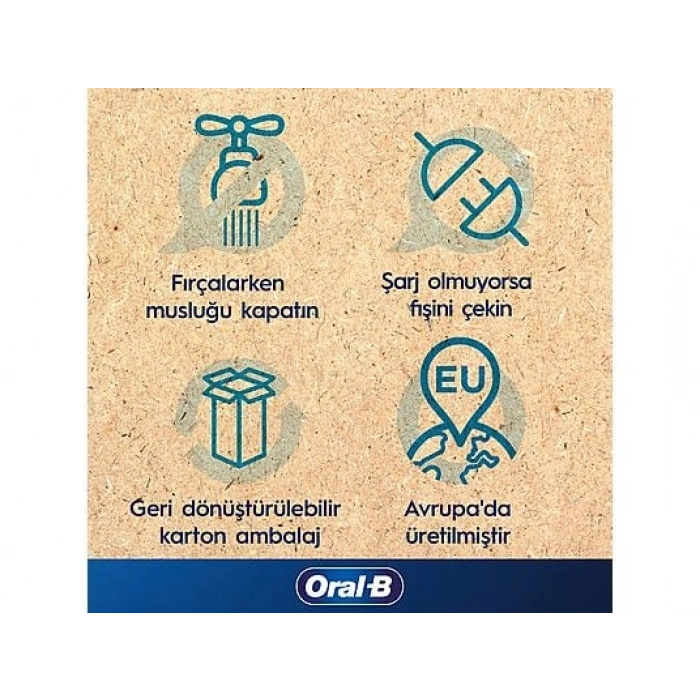ORAL B D103 Vitality Pro Cross Action Şarjlı Diş Fırçası Siyah