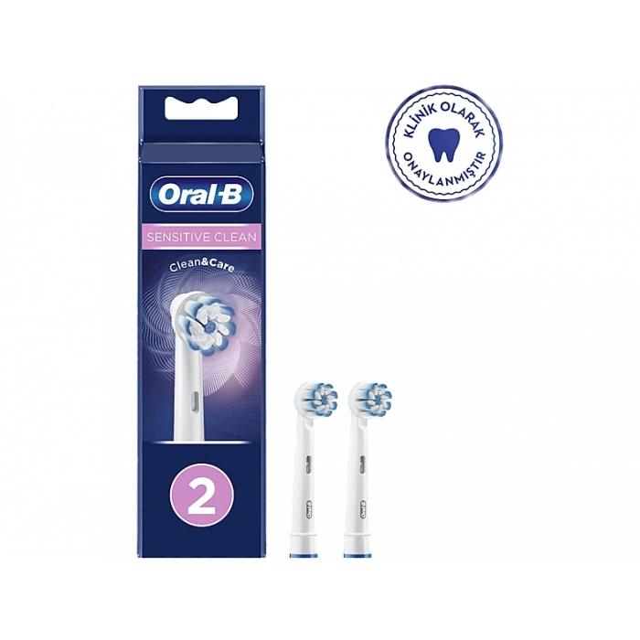 ORAL B EB 60 Sensitive Clean 2li Diş Fırçası Yedek Başlık Beyaz