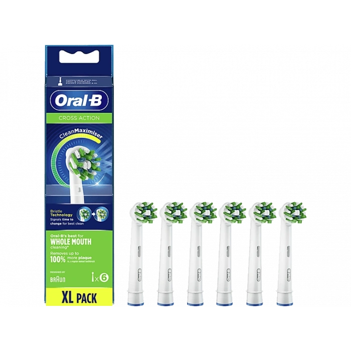 ORAL B EB50 Cross Action 6lı Diş Fırçası Yedek Başlığı