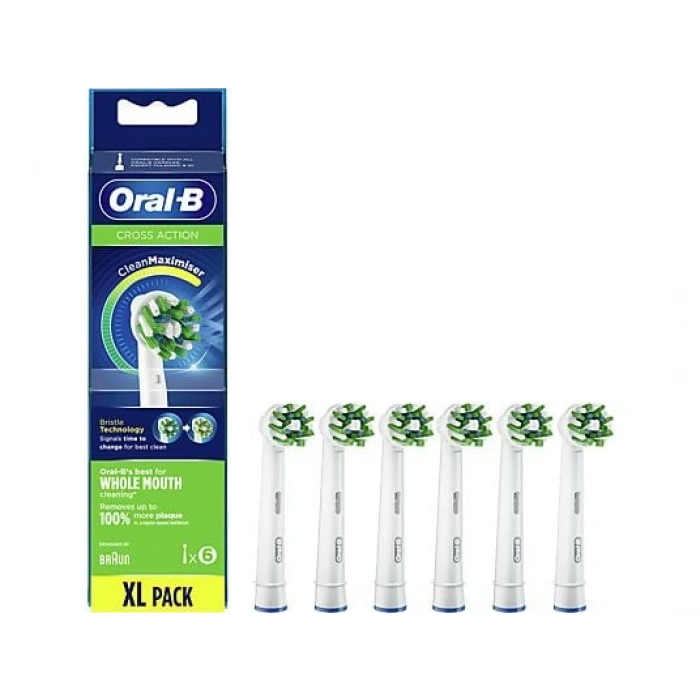 ORAL B EB50 Cross Action 6lı Diş Fırçası Yedek Başlığı