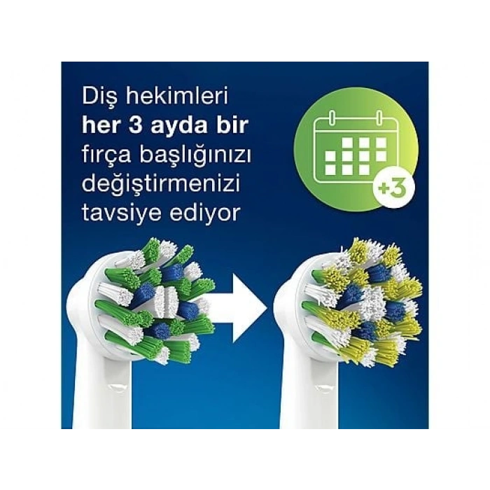 ORAL B EB50 Cross Action 6lı Diş Fırçası Yedek Başlığı