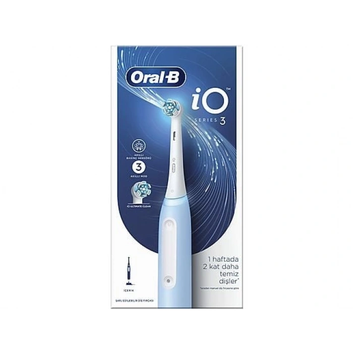 ORAL B IO 3 Serisi Şarjlı Diş Fırçası Mavi