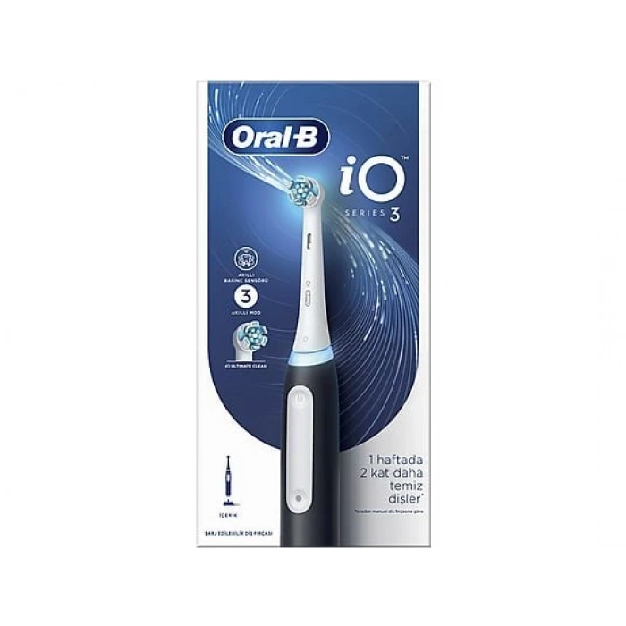 ORAL B IO 3 Serisi Şarjlı Diş Fırçası Siyah