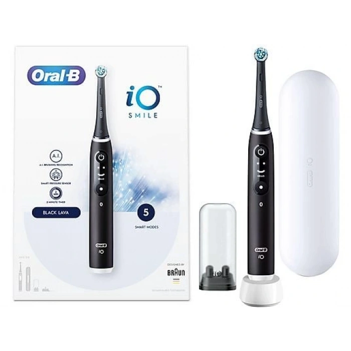 ORAL B IO 6 Smile Serisi Şarjlı Diş Fırçası Siyah