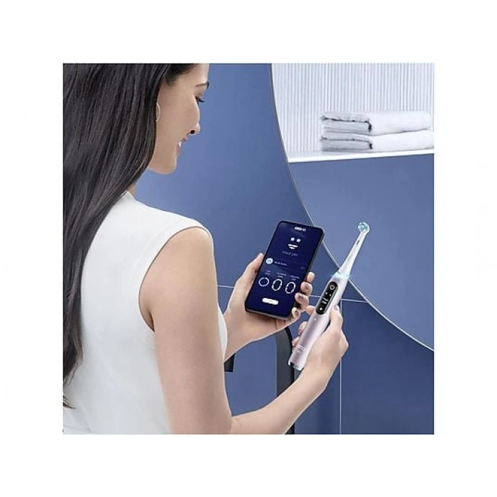 ORAL B iO 9 Serisi Şarjlı Diş Fırçası Pembe + Seyahat Kabı