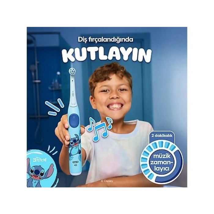 ORAL B iO Çocuk 6+ Stitch Şarjlı Diş Fırçası