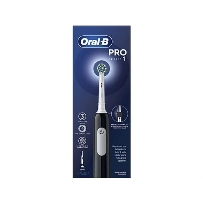 ORAL B Pro 1 Series 1 Elektrikli Diş Fırçası, 1 Diş Fırçası Başlığı