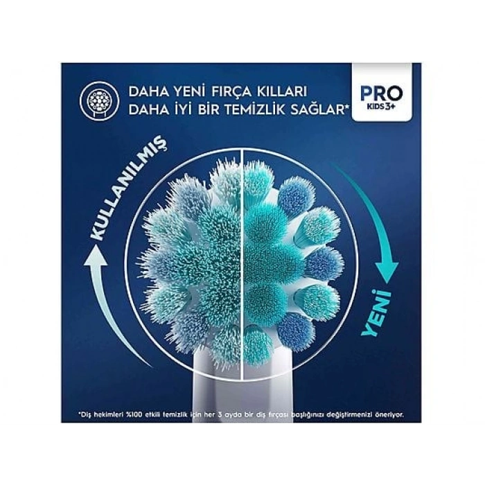 ORAL B Vitality Pro Spiderman Özel Seri Çocuklar İçin Şarj Edilebilir Diş Fırçası D103
