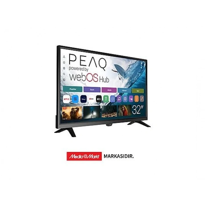 PEAQ PQ32DAL540 32 inç 80 Ekran Dahili Uydu Alıcılı Smart WebOS LED TV