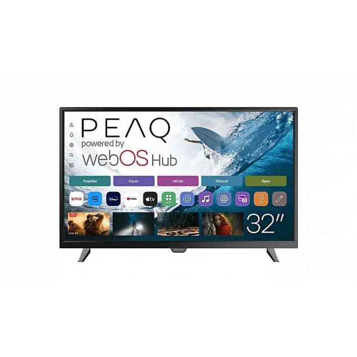 PEAQ PQ32DAL540 32 inç 80 Ekran Dahili Uydu Alıcılı Smart WebOS LED TV