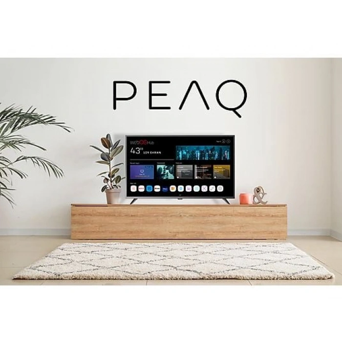 PEAQ PQ43DAL540 43 inç 108 Ekran Dahili Uydu Alıcılı Smart WebOS LED TV