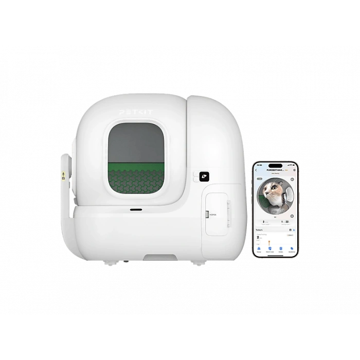 PETKIT Purobot Max Pro With Camera Akıllı Kedi Tuvaleti Beyaz