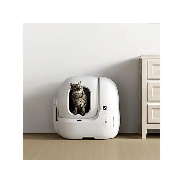 PETKIT Purobot Max Pro With Camera Akıllı Kedi Tuvaleti Beyaz