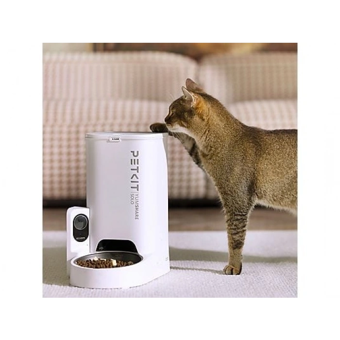 PETKIT Yumshare Solo Kameralı Evcil Hayvan Besleyici Beyaz