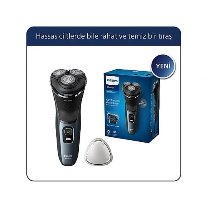PHILIPS 3000 Serisi Islak ve Kuru Tıraş Makinesi S3144/00