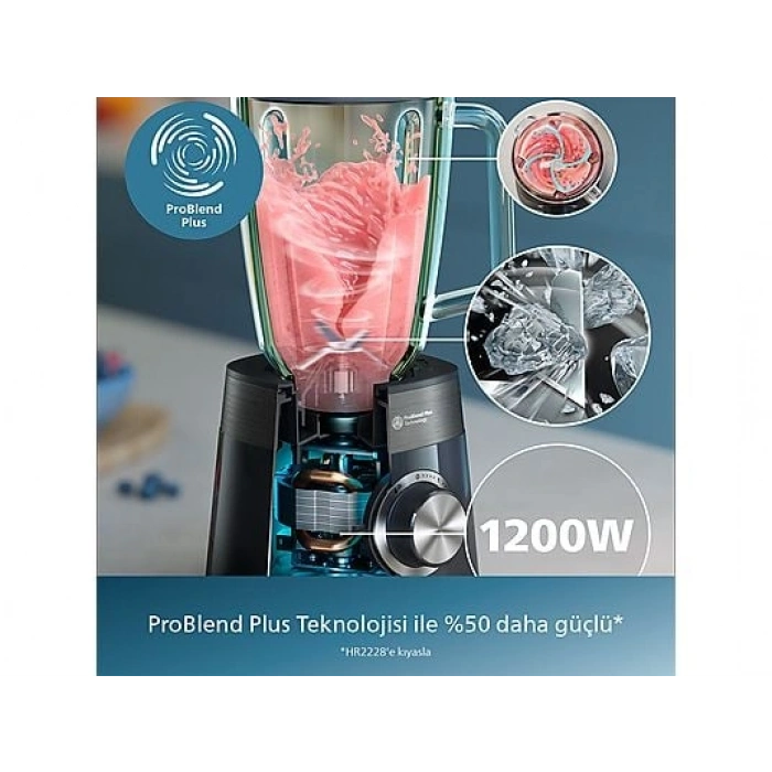 PHILIPS 5000 Serisi Smoothie Blender Siyah