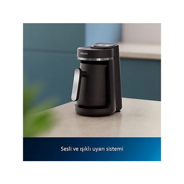 PHILIPS 5000 Serisi Türk Kahve Makinesi HDA150/61 Siyah Gümüş