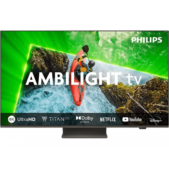 PHILIPS 55PUS8609/62 55 inç 139 cm 4K UHD LED Dolby Atmos Titan OS Ambilight TV