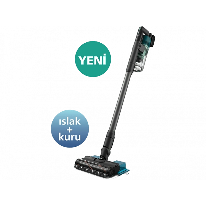 PHILIPS 6000 Serisi XC6557/01 Islak Kuru Şarjlı Dikey Süpürge