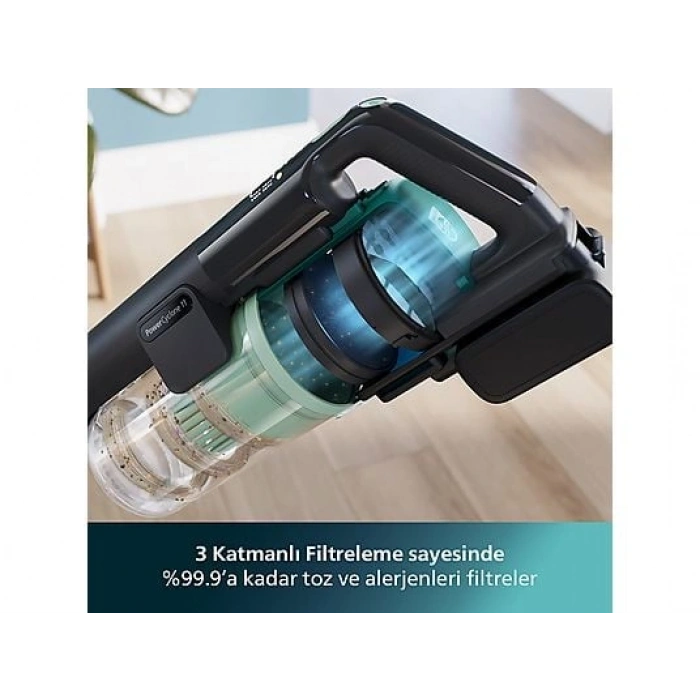 PHILIPS 6000 Serisi XC6557/01 Islak Kuru Şarjlı Dikey Süpürge