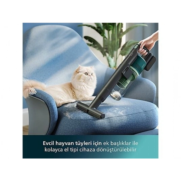 PHILIPS 6000 Serisi XC6557/01 Islak Kuru Şarjlı Dikey Süpürge