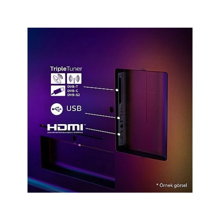 PHILIPS 65OLED810/12 4K UHD OLED 65 inç 164 cm Smart TV Dolby Vision Dolby Atmos Google Ambilight LED TV