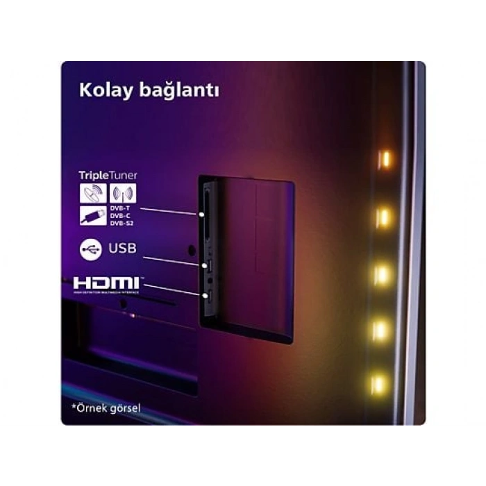 PHILIPS 65PUS8609/62 65  164cm 4K UHD LED Dolby Atmos Titan OS Ambilight TV