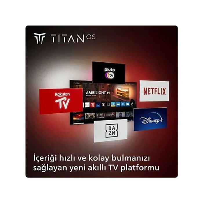 PHILIPS 65PUS8609/62 65  164cm 4K UHD LED Dolby Atmos Titan OS Ambilight TV