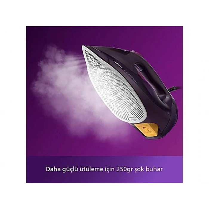 PHILIPS Azur DST7061/30 Buharlı Ütü Koyu Mor
