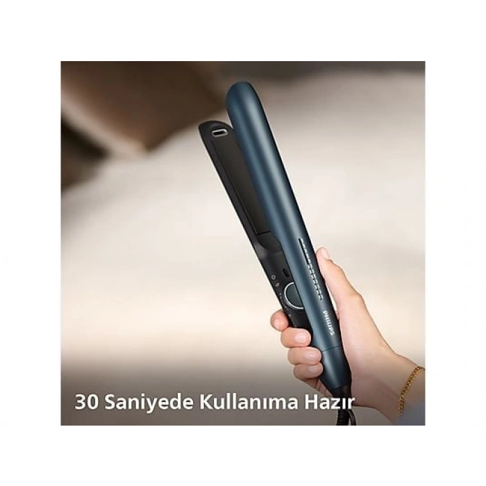 PHILIPS BHS732/00  7000 Serisi, Bukle Yapma, Argan Yağı Katkılı, İyonik Bakım, UV Koruması, Isıya Dayanıklı Saç Düzleştirici Kılıf Hediyeli