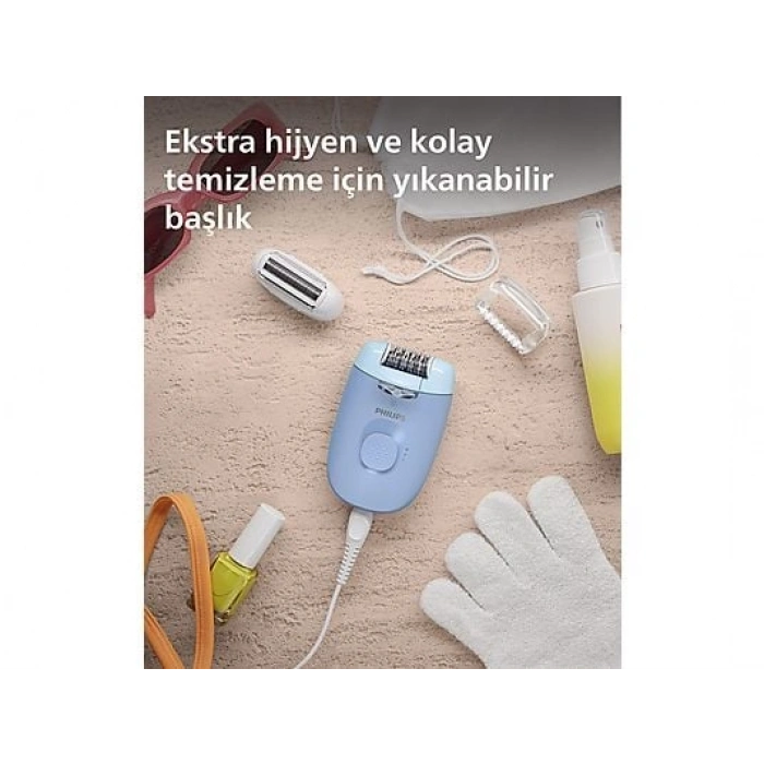 PHILIPS BRE247/05 Epilasyon Cihazı Mavi