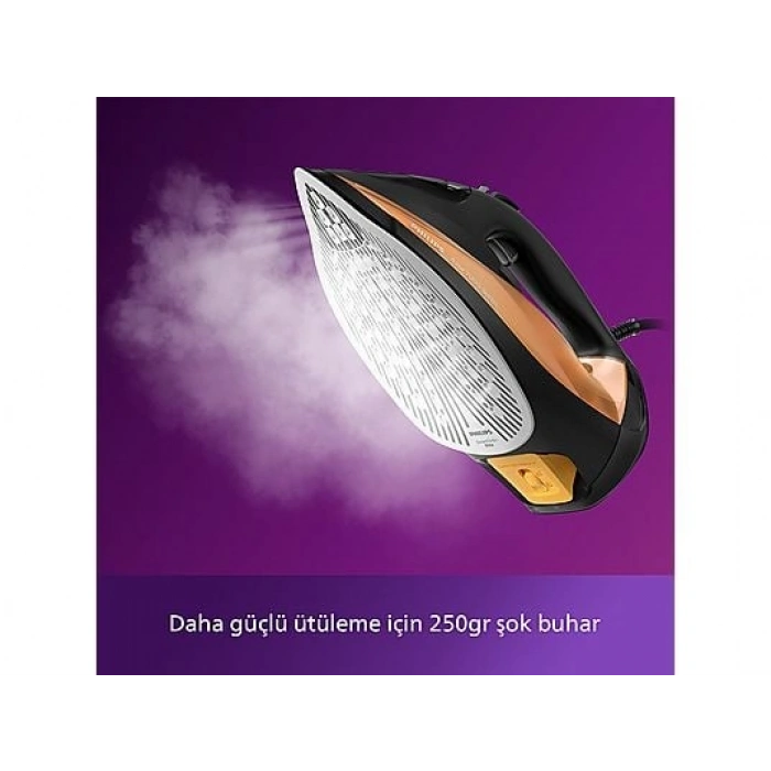 PHILIPS DST7040/80 Azur Buharlı Ütü Siyah/Gold