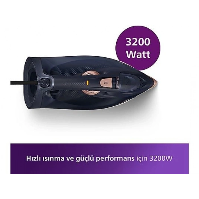 PHILIPS DST7510/80 Azur Buharlı Ütü Koyu Lacivert