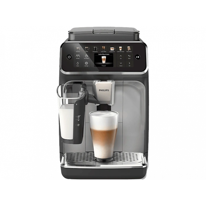 PHILIPS EP4446/70 Tam Otomatik Espresso Makinesi Krom Siyah