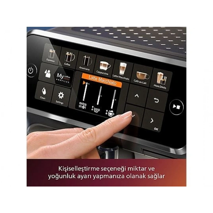 PHILIPS EP5441/50 Tam Otomatik Espresso Makinesi Siyah