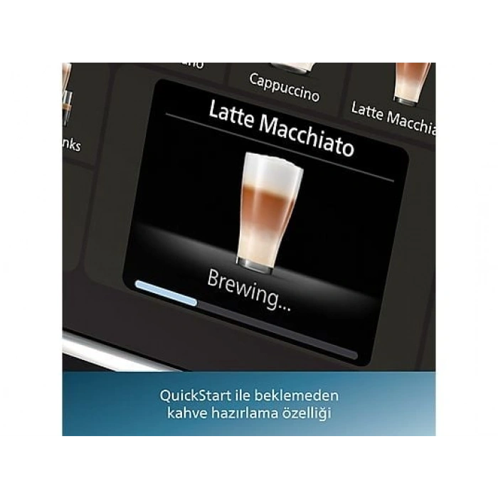 PHILIPS EP5547/90 Tam Otomatik Espresso Makinesi Krom Siyah