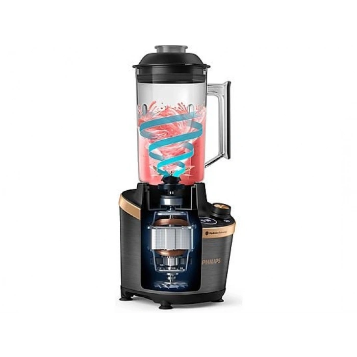 PHILIPS HR3770/00 Dual Chef Meyve Sıkacağı & Blender Siyah metal