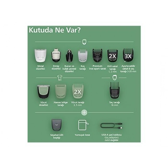 PHILIPS MG9532/15 16sı 1 Arada Erkek Bakım Seti