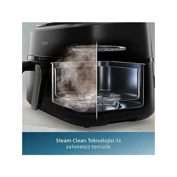 PHILIPS NA555/00 5000 Serisi Çift Hazneli Airfryer