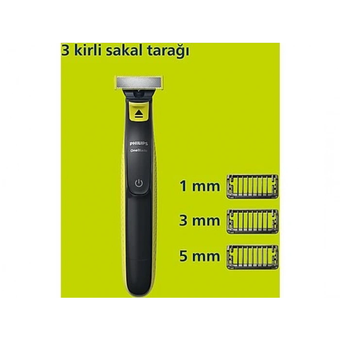 PHILIPS QP2724/10 Oneblade Yüz Şekillendirici Lime Yeşili