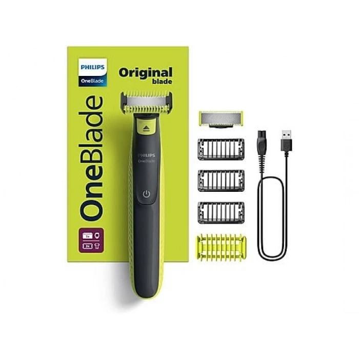 PHILIPS QP2824/10 Oneblade Yüz ve Vücut Şekilendirici Lime Yeşili / Siyah