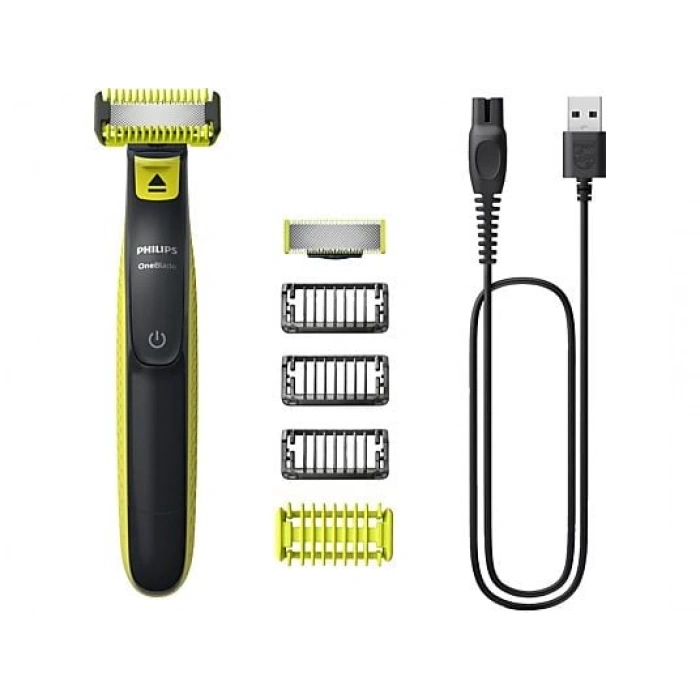 PHILIPS QP2824/10 Oneblade Yüz ve Vücut Şekilendirici Lime Yeşili / Siyah