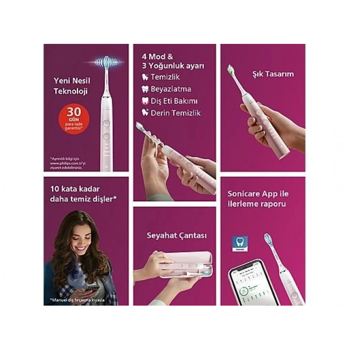 PHILIPS Sonicare Diamond Clean 9000 Şarjlı Diş Fırçası