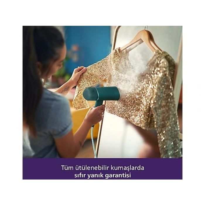 PHILIPS STH3020/70 Buharlı Dikey Düzleştirici Su Yeşili