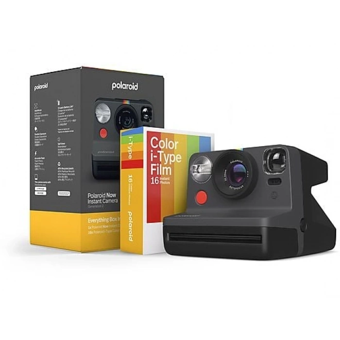 POLAROID EB Now Gen 2 Anlık Fotoğraf Makinesi Siyah