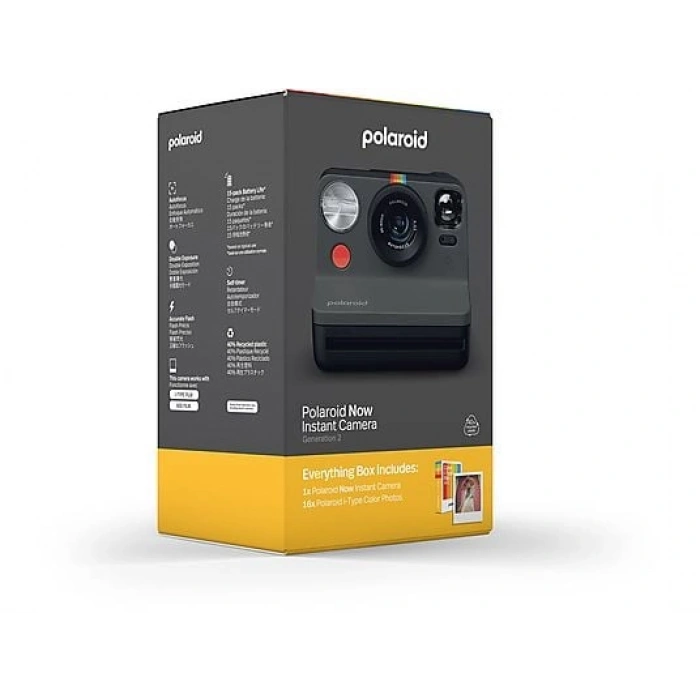 POLAROID EB Now Gen 2 Anlık Fotoğraf Makinesi Siyah
