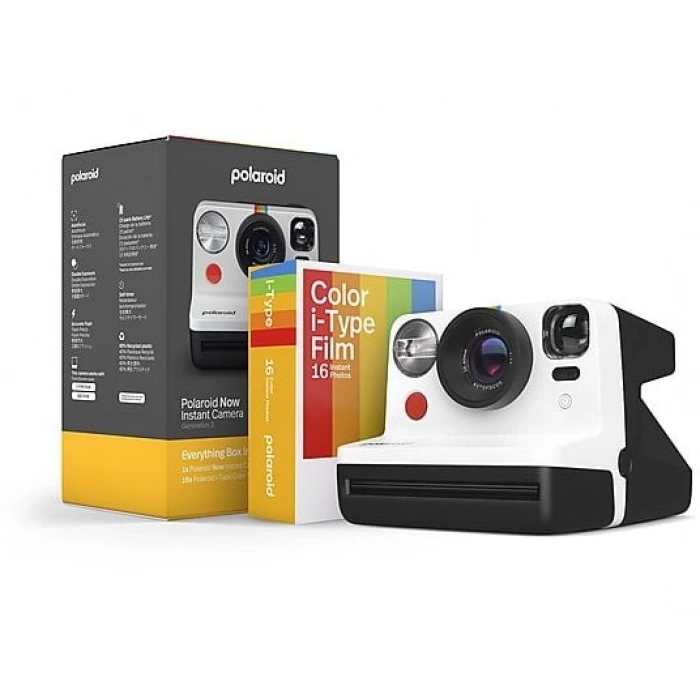 POLAROID EB Now Gen 2 Anlık Fotoğraf Makinesi Siyah Beyaz