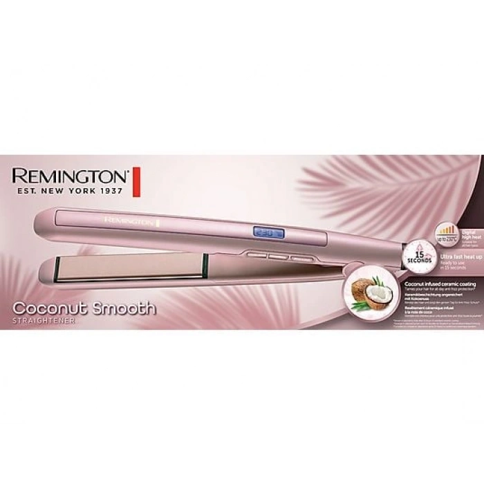 REMINGTON A5901 Coconut Smooth Saç Düzleştirici Pembe